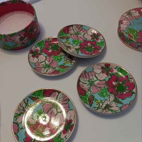 Lilly Pulitzer Ceramic Coaster Set - Picture 3 of 6